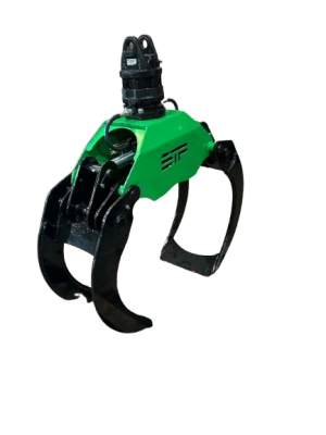 Garra Florestal com rotator de giro infinito.